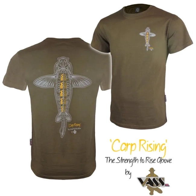 Vass ‘Carp Rising’ T-Shirt Khaki Edition