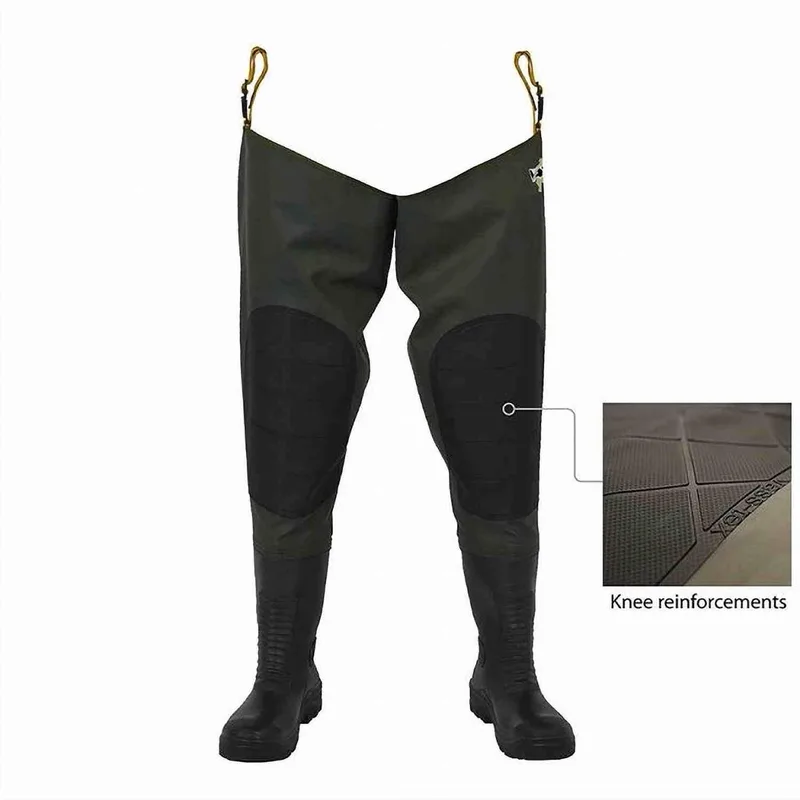 Vass-Tex 700 S5 Reinforced Safety Thigh Wader - Non Studded, 12 UK