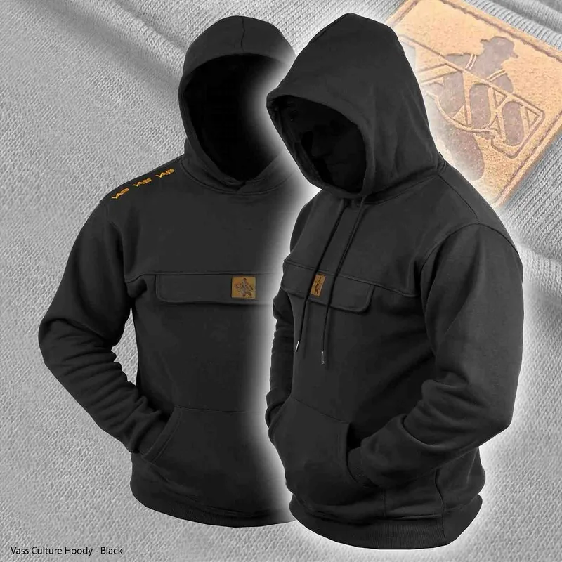 Vass Culture Fishing Hoody - Medium, Black