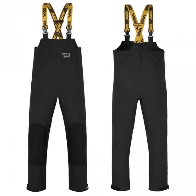 Vass-Tex Team Vass 175 Unlined Waterproof Bib & Brace Black - Vass-Tex Team Vass 175 Unlined Waterproof Bib & Brace Black Small Black