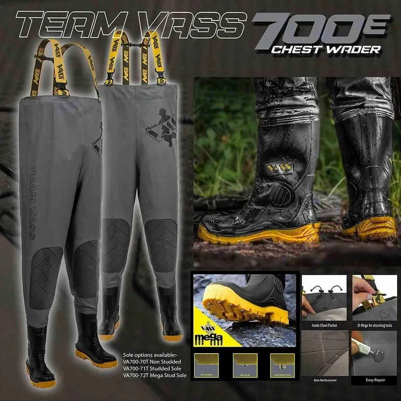 Vass 700 Team Cleated Chest Wader