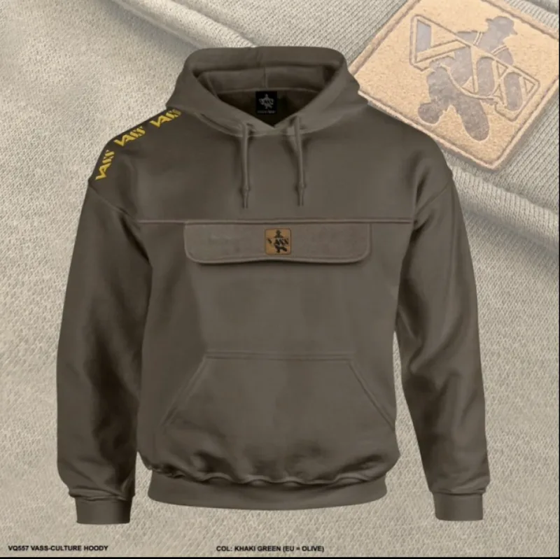 Vass Culture Fishing Hoody, XXL, Khaki
