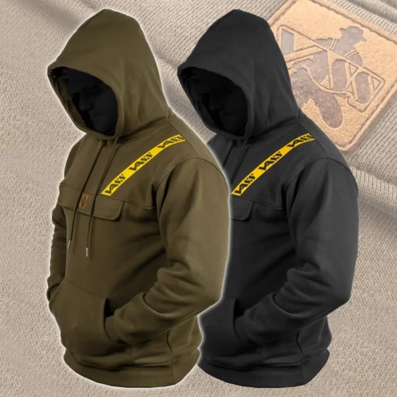 Vass Culture Fishing Hoody with Strap, Large, Khaki