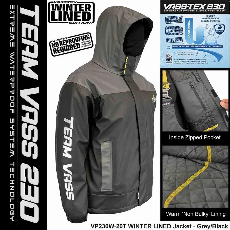 Vass Team Vass 230 Winter Jacket Grey/Black