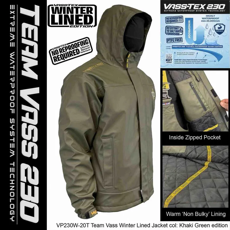 Vass Team Vass 230 Winter Jacket Khaki