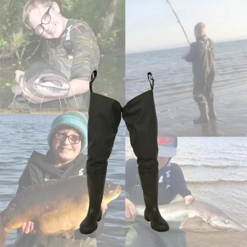 Vass-Tex 600 Junior Thigh Wader, 3, Non Studded