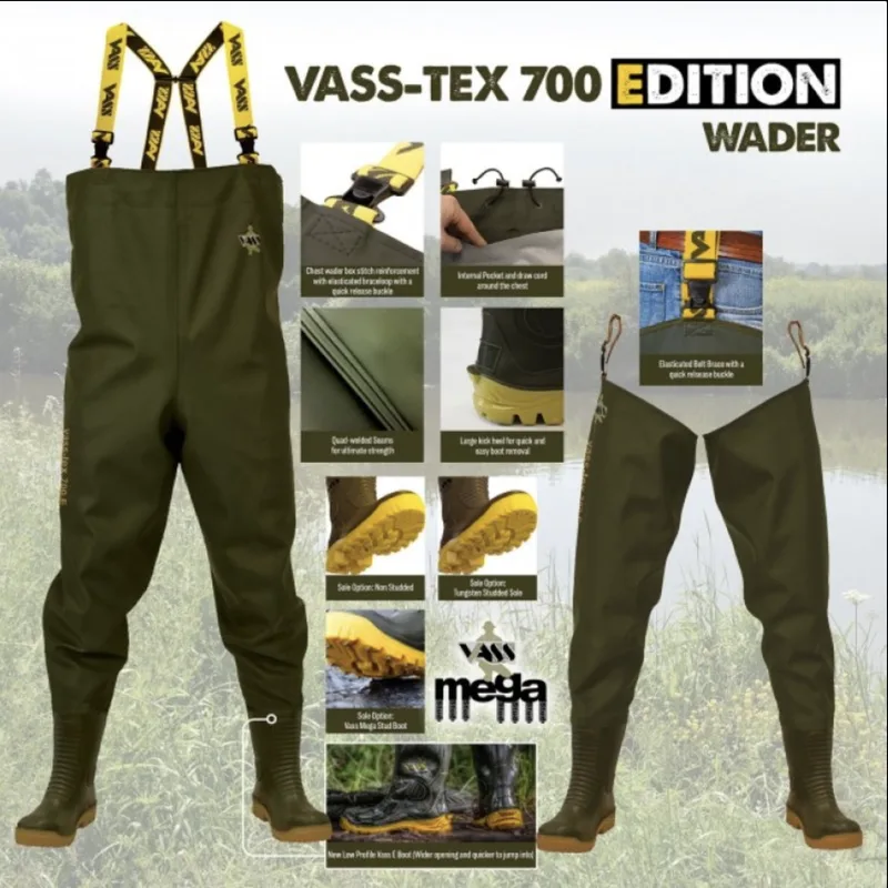 Vass-Tex 700E Nova Chest Wader — EU 43