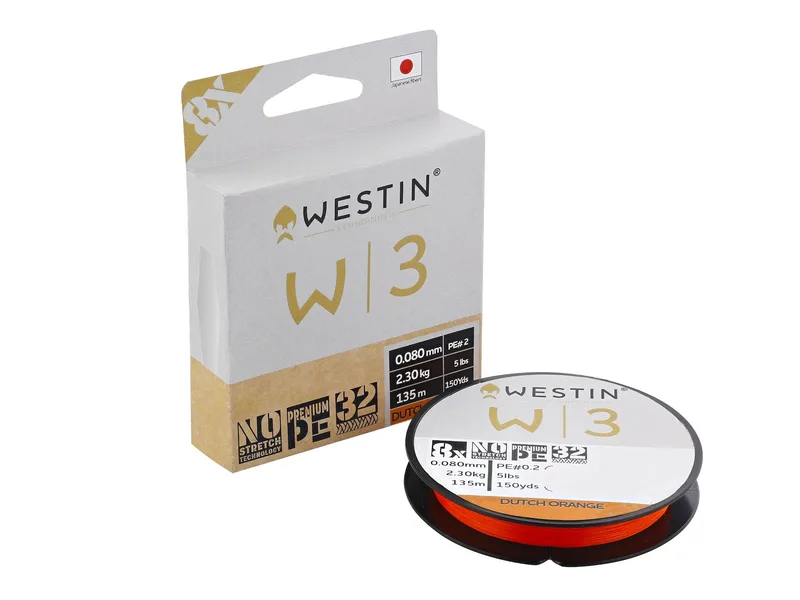 Westin W3 8-Braid 135m / 150yds Dutch Orange