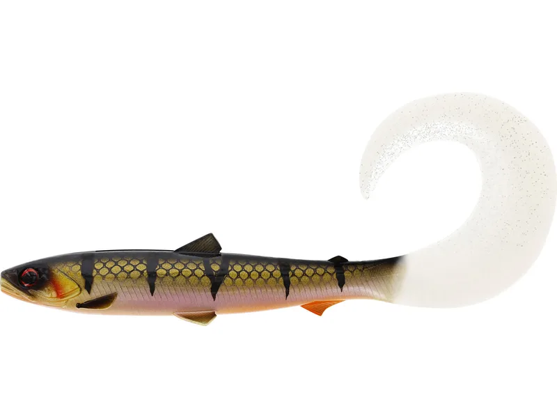 Westin Bullteez Curltail Shad - 14cm 15g, Bling Perch