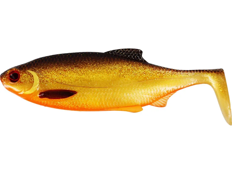 Westin Ricky The Roach Shadtail Single - 14cm, 42g, Gold Rush
