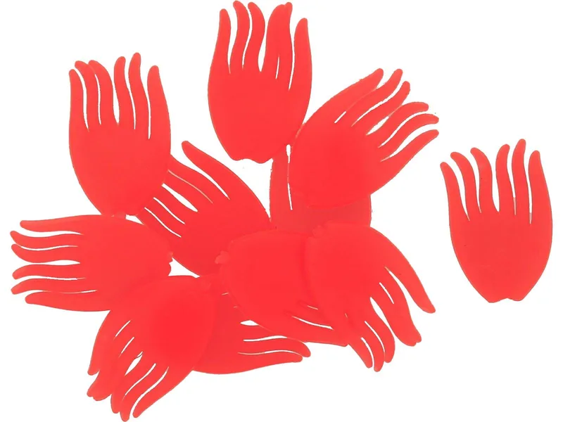 Westin Spotty Rig Fins UV Orange XL