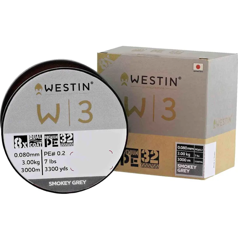 Westin W3 8-Braid Smokey Grey