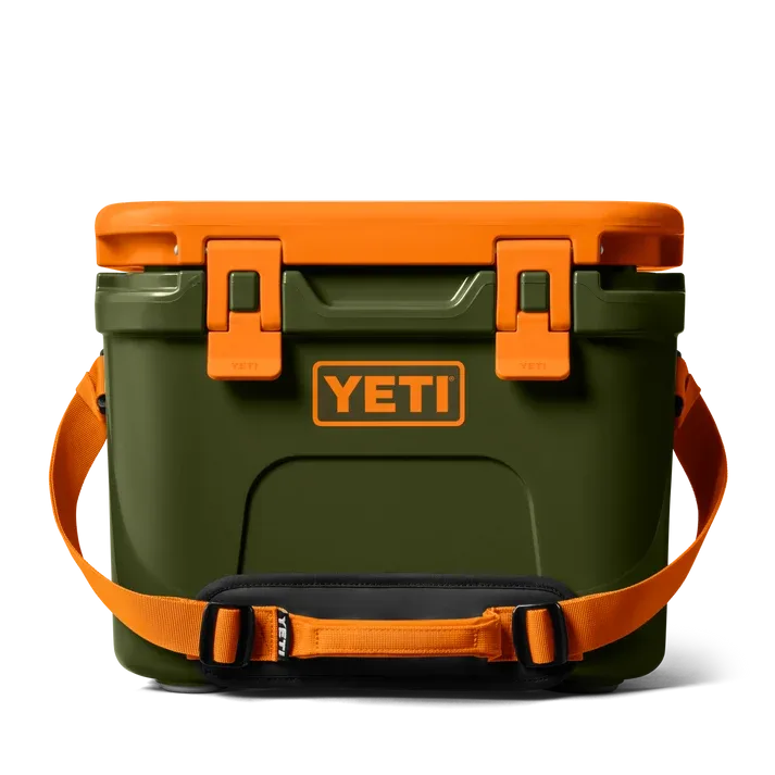 Yeti Roadie 15 Hard Cooler - Olive/King Crab Orange